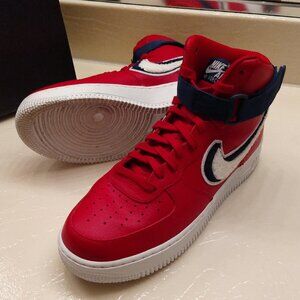 Nike Air Force 1 High '07 LV8 Gym Red/White-Blue Void-White (2018)
